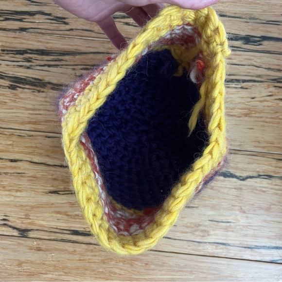 Homemade crochet hat